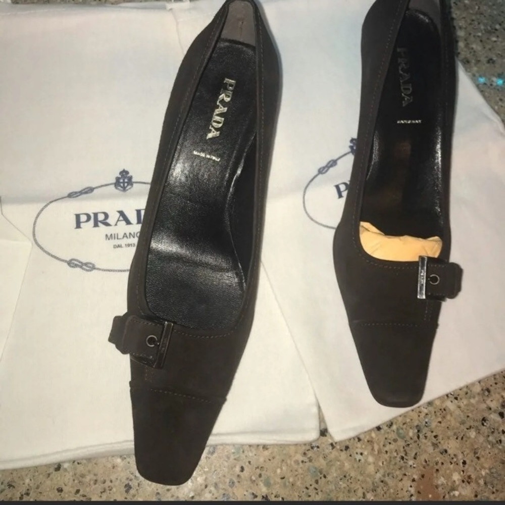 prada 9 1/2 brown